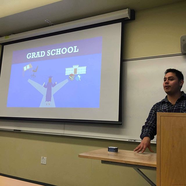Thank you Armando for the helpful information on Grad School during our GBM!! If you&rsquo;re interested in grad school or you&rsquo;re already a grad student, feel free to reach out to us for opportunities! Congrats to our raffle winners!