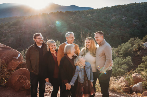 Garden of the Gods Sunset I Colorado Family Photographer