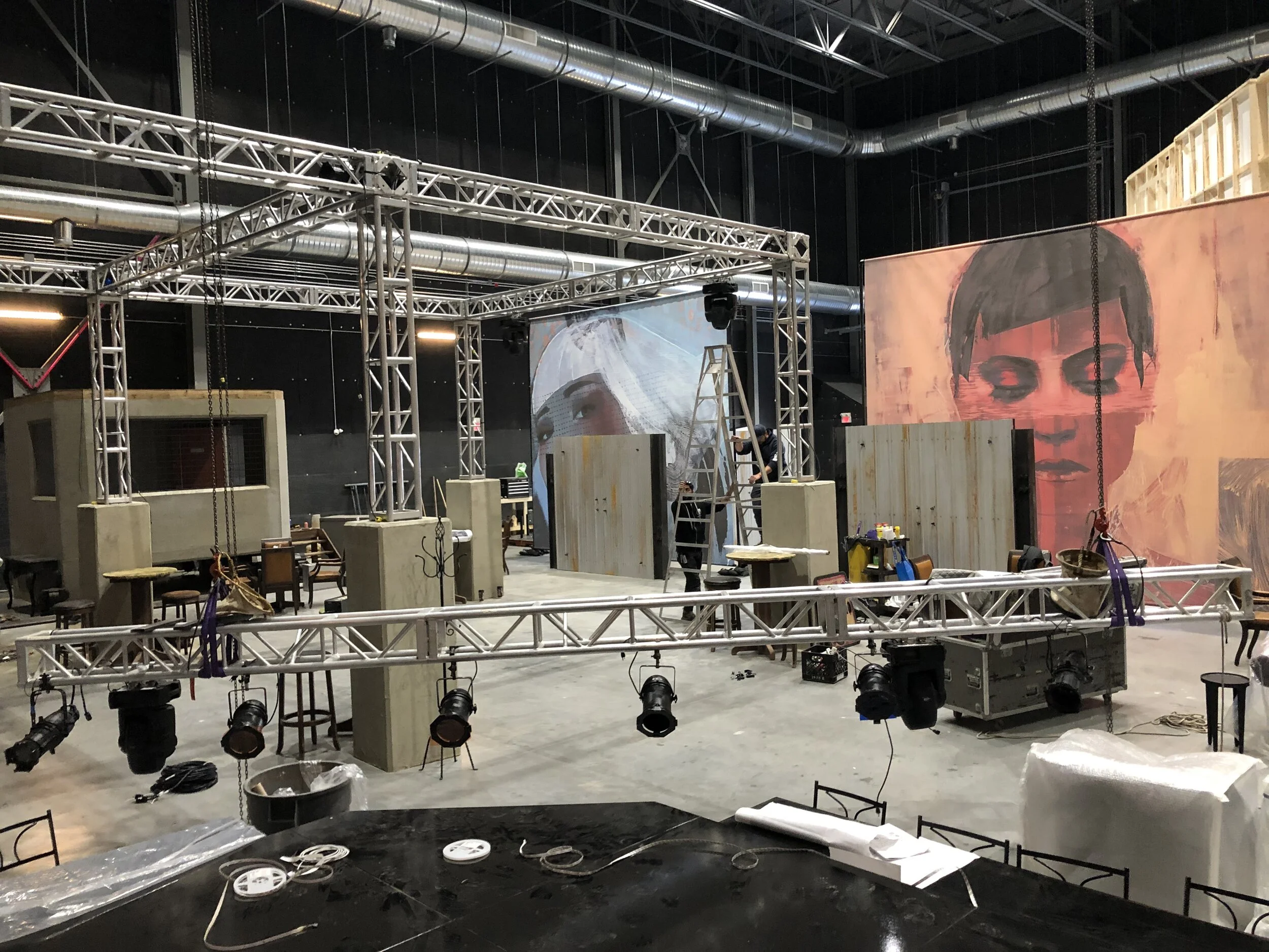 Glory Hole under construction