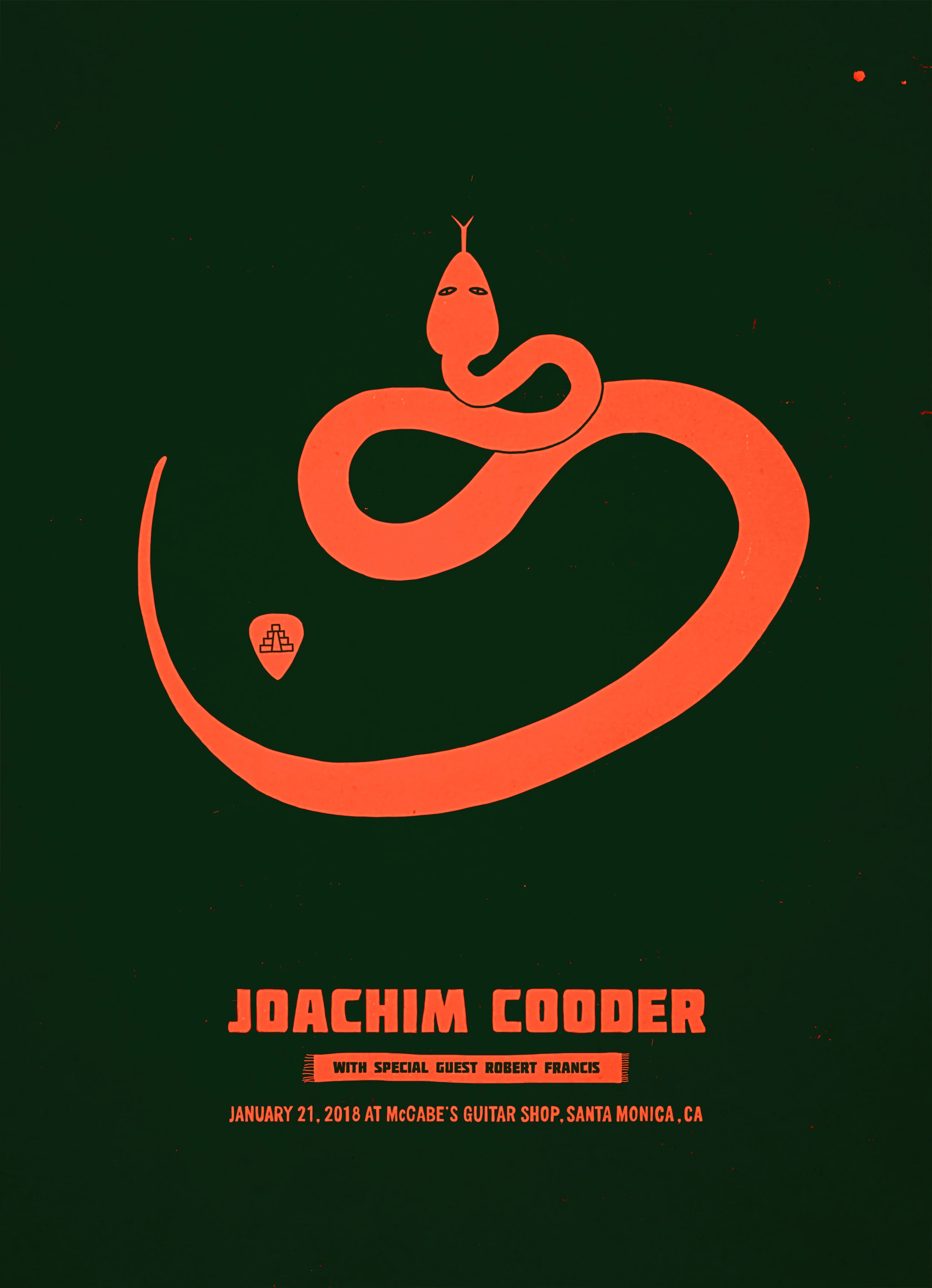 Poster | Live @ McCabe's Guitar Shop | 21 January 2018