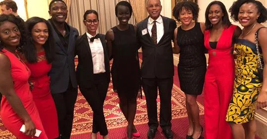 URM Residents at UCSF Holiday Party (Photo via Dr. Ashley McMullen)