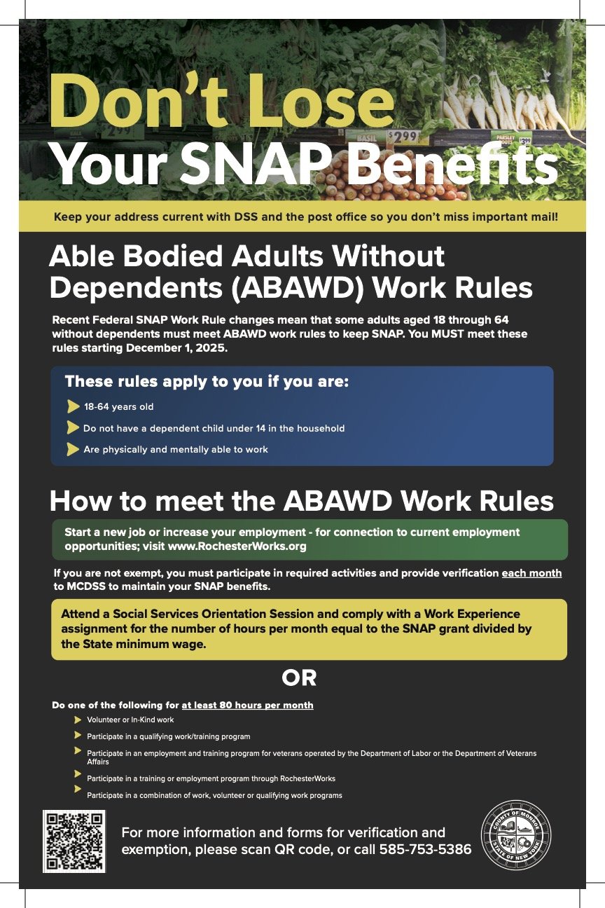 New snap work requirement for 2026