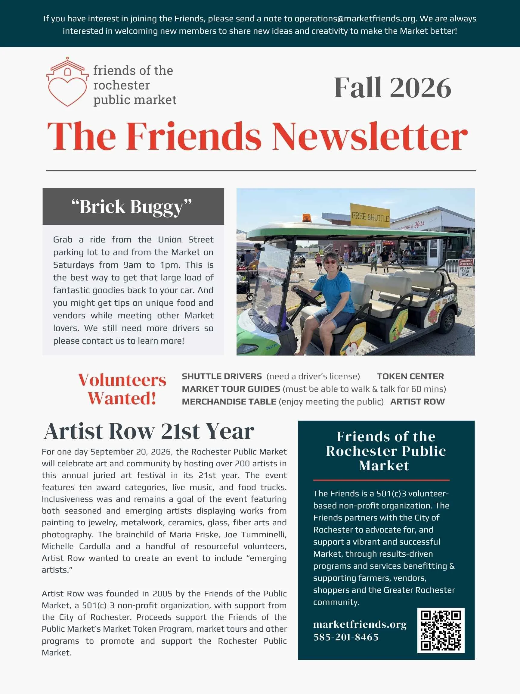 Friends Fall Newsletter