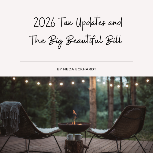 2026 Tax Updates and The Big Beautiful Bill