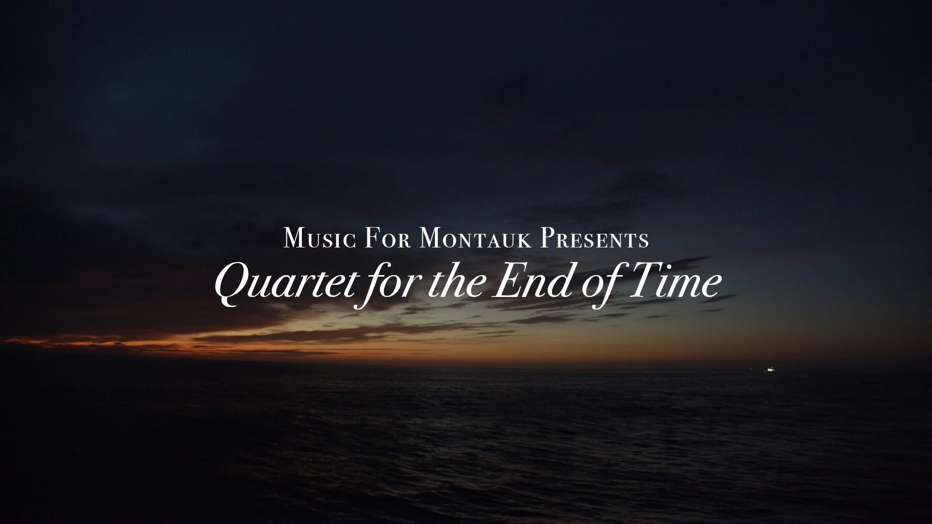Quartet for the End of Time