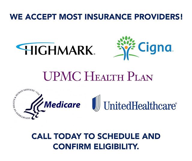 Are you covered??? If you are, then what are you waiting for?! Call today and feel great tomorrow! 724-224-2224
#highmark #cigna #upmc #medicare #unitedhealthcare