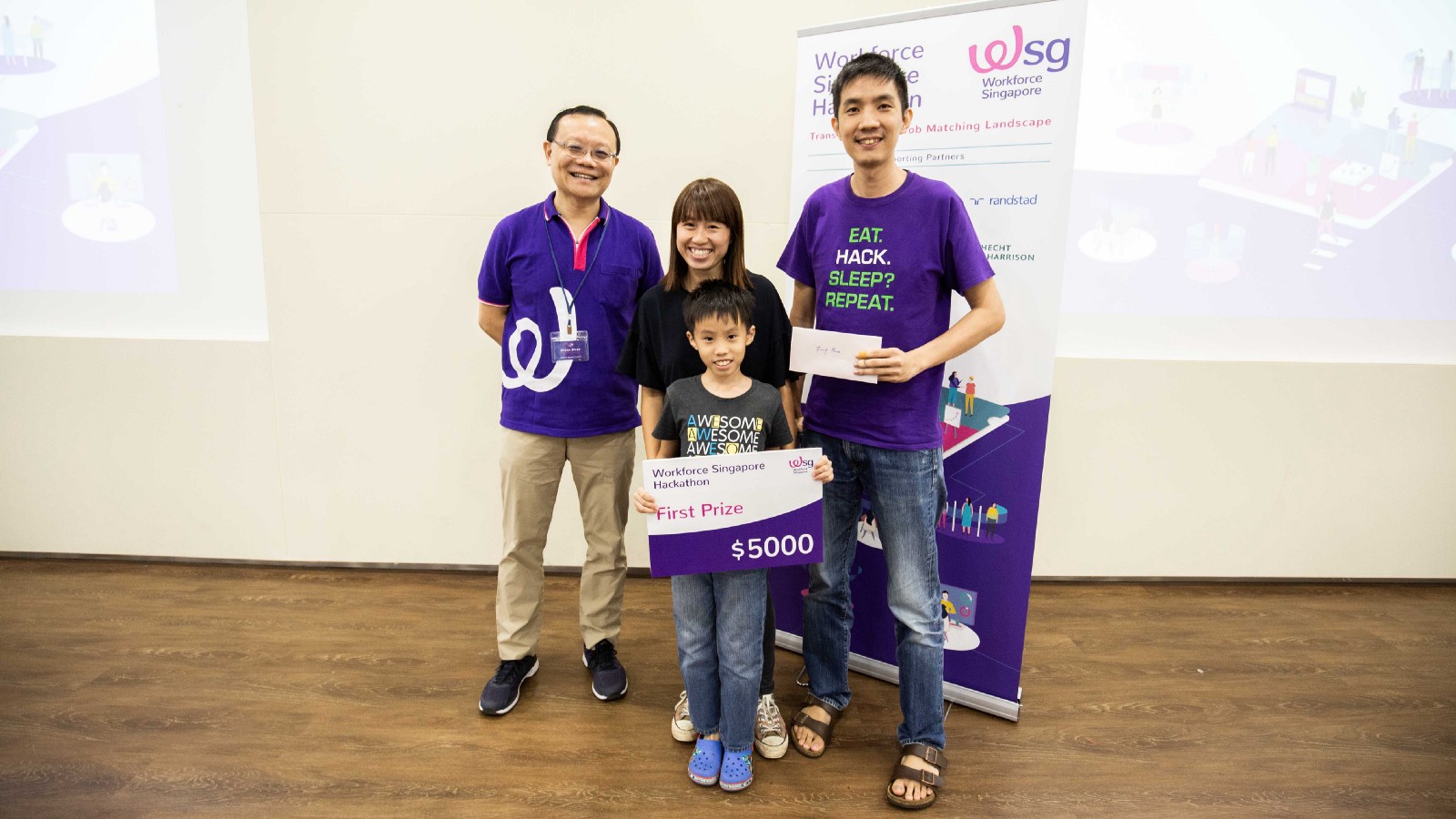 First Prize Winner, Team TBG