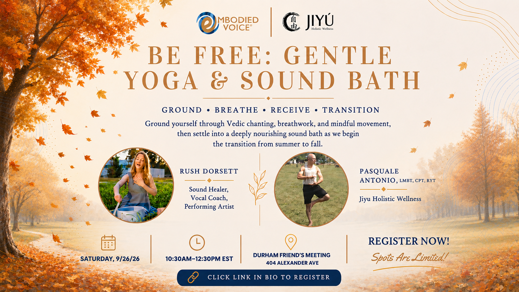 Be Free: Gentle Yoga &amp; Sound Bath