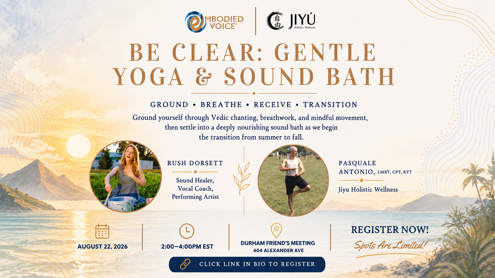 Be Clear: Gentle Yoga &amp; Sound Bath