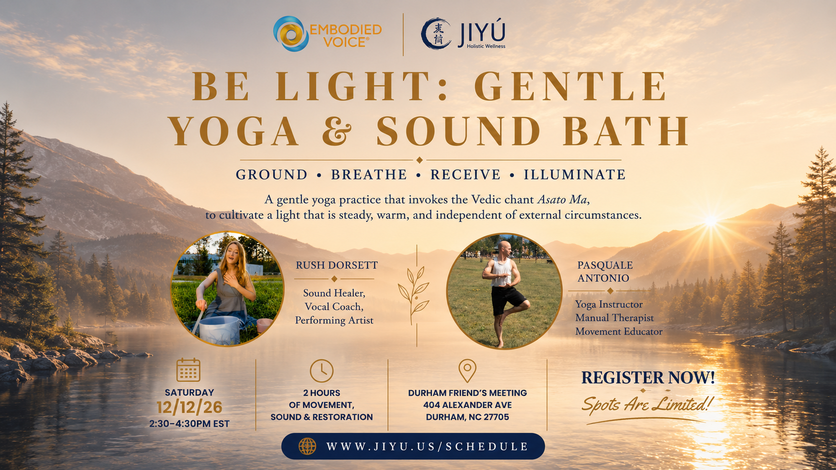 Be Light: Gentle Yoga &amp; Sound Bath