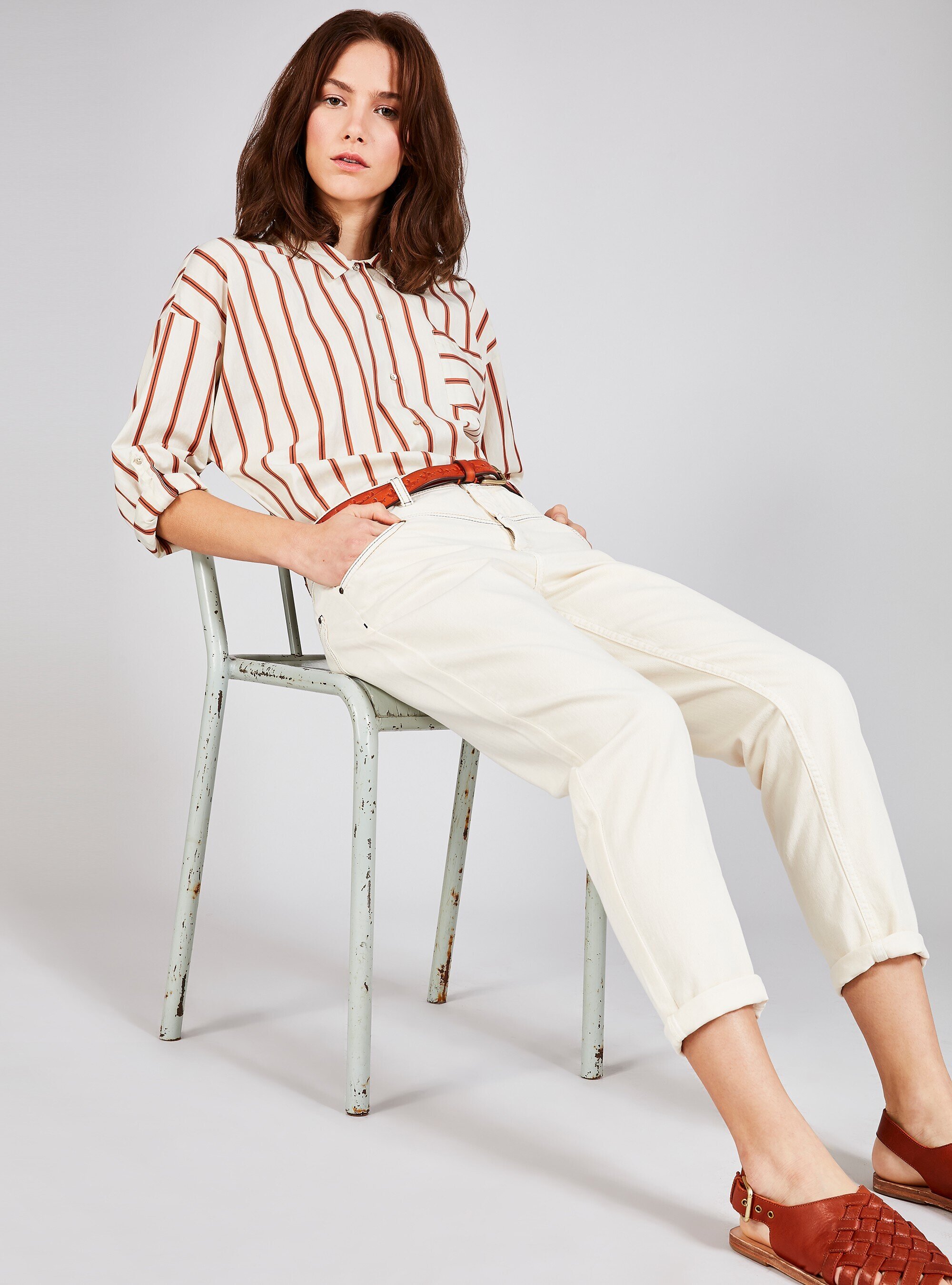 White jeans TEINTURE IDEALE — Peti Boutique