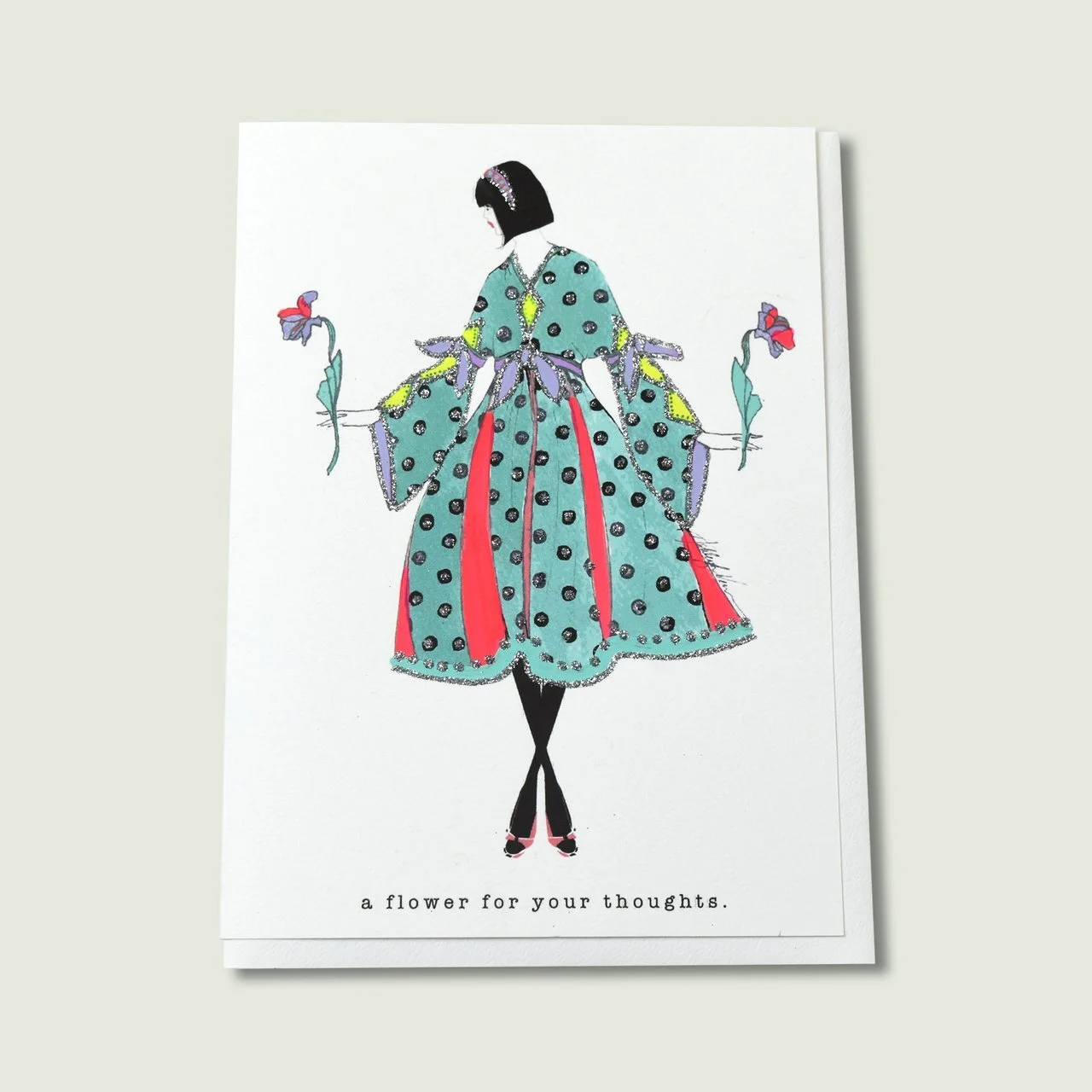 A FLOWER FOR YOUR THOUGHTS card 