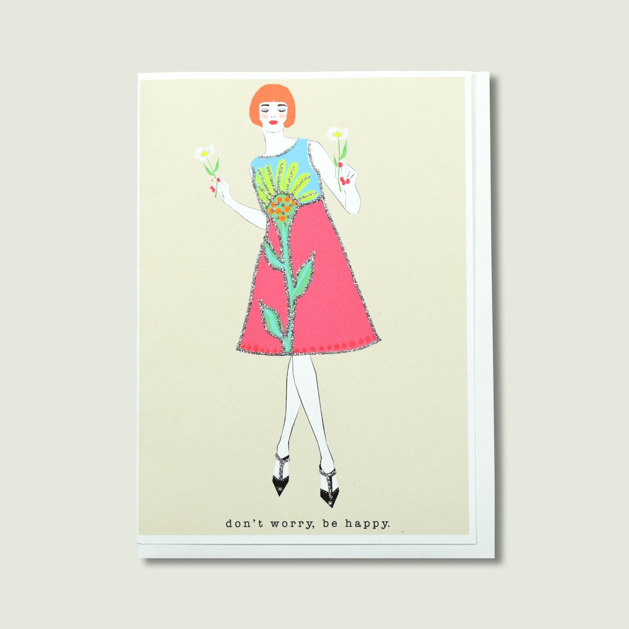 Don't worry be Happy card 