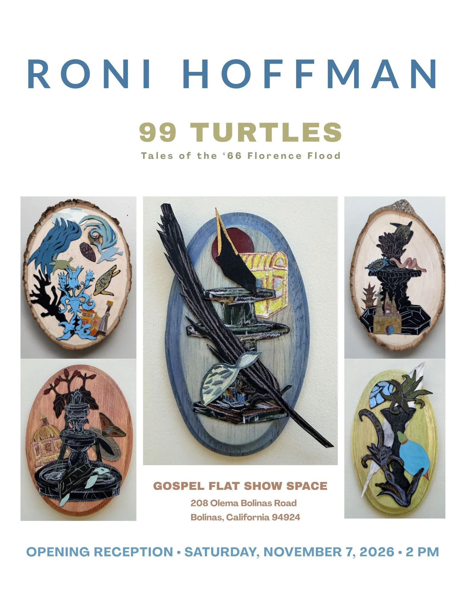  Invitation to 99 Turtles opening. 