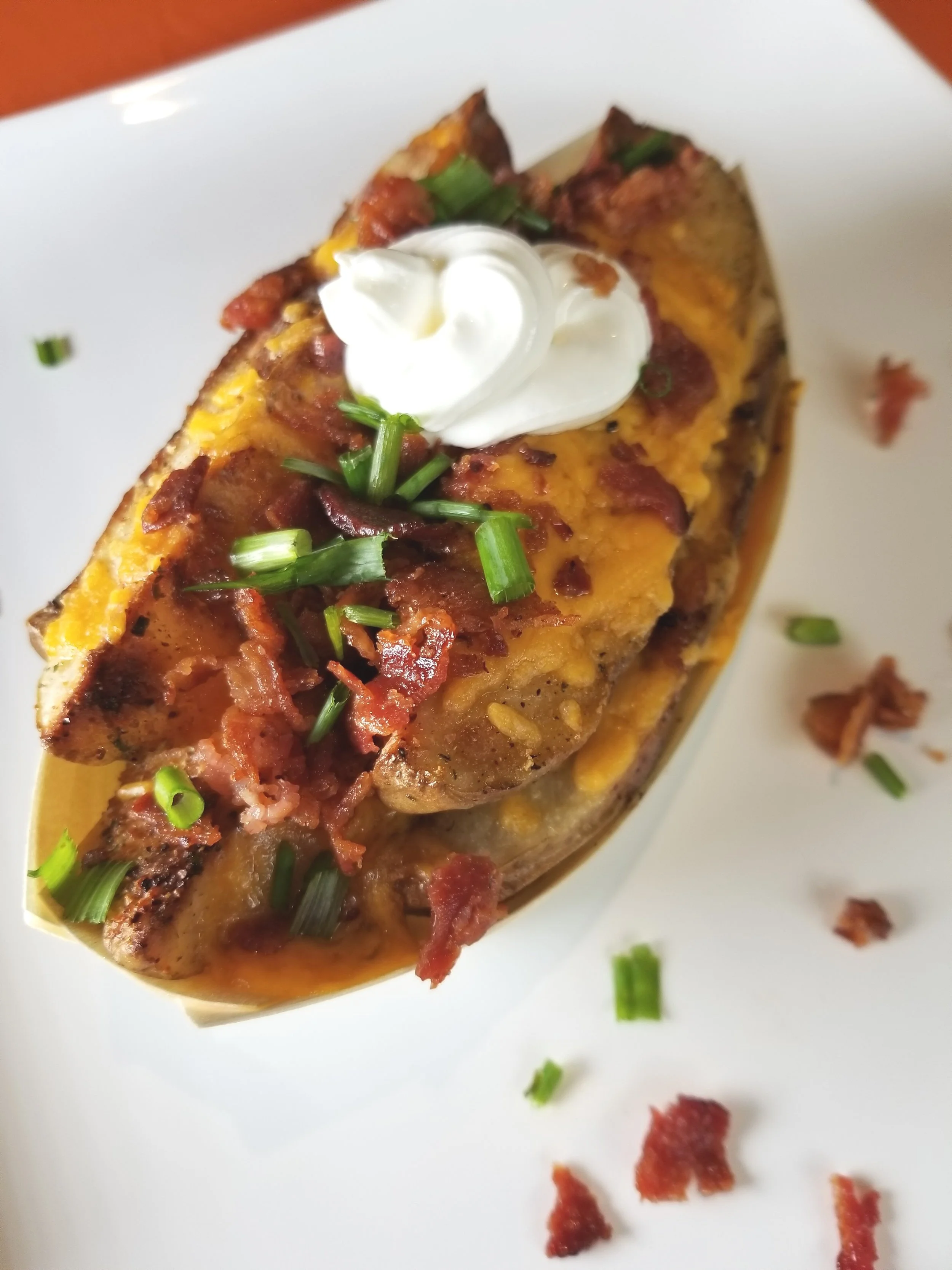 loaded Potato Wedges - Build a Potato