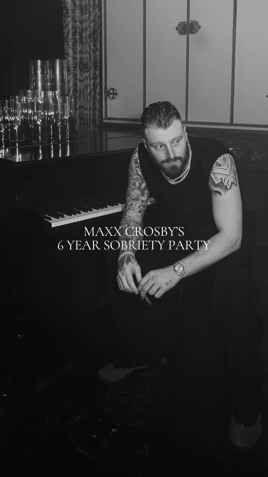 Maxx Crosby’s 6 Year Sobriety Party