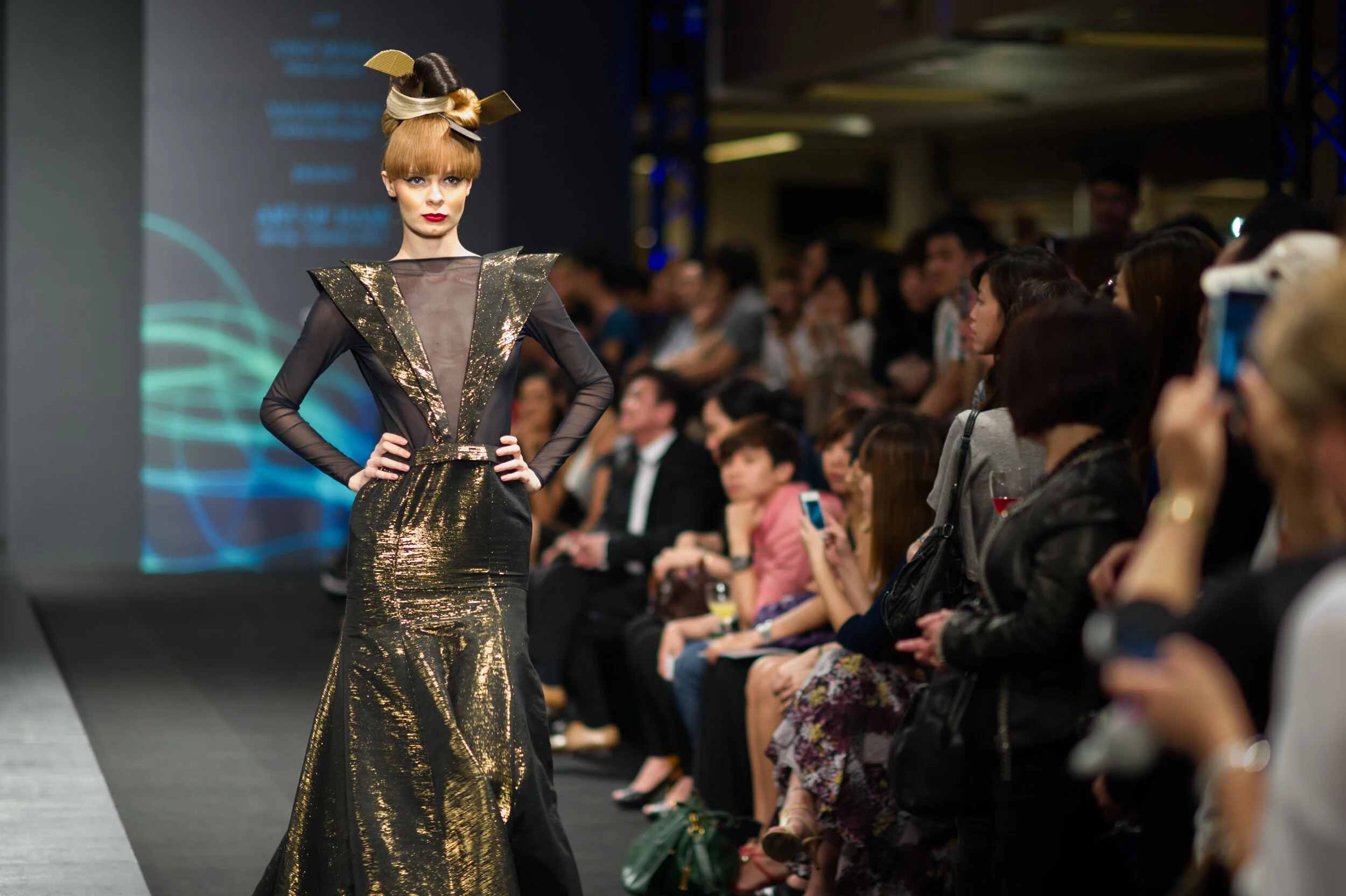 Event photography coverage of the Art of Hair Spring/Summer 2012 at Paragon, Singapore