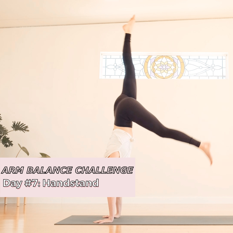 Arm Balance Challenge Day #7: Handstand (27min)