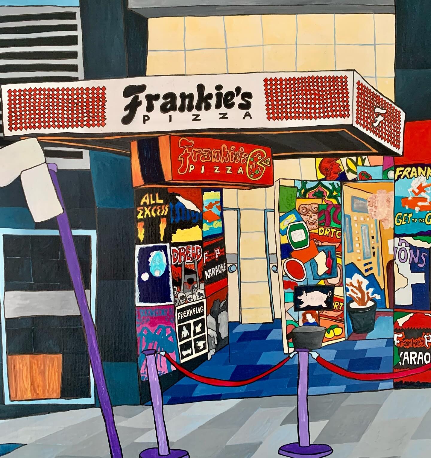 Been working on this one off and on for over a year now. Still a work in progress, however getting closer to finished! Maybe?!
@frankiespizzabytheslice

#artist #art #originalart #artwork #frankivellart #acrylic #painting #sydney #ink #pizza