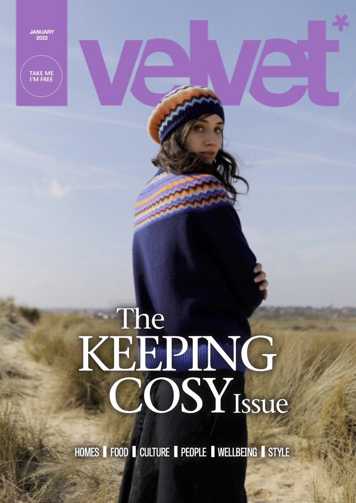 Velvet Magazine Cover Page   Jan 22