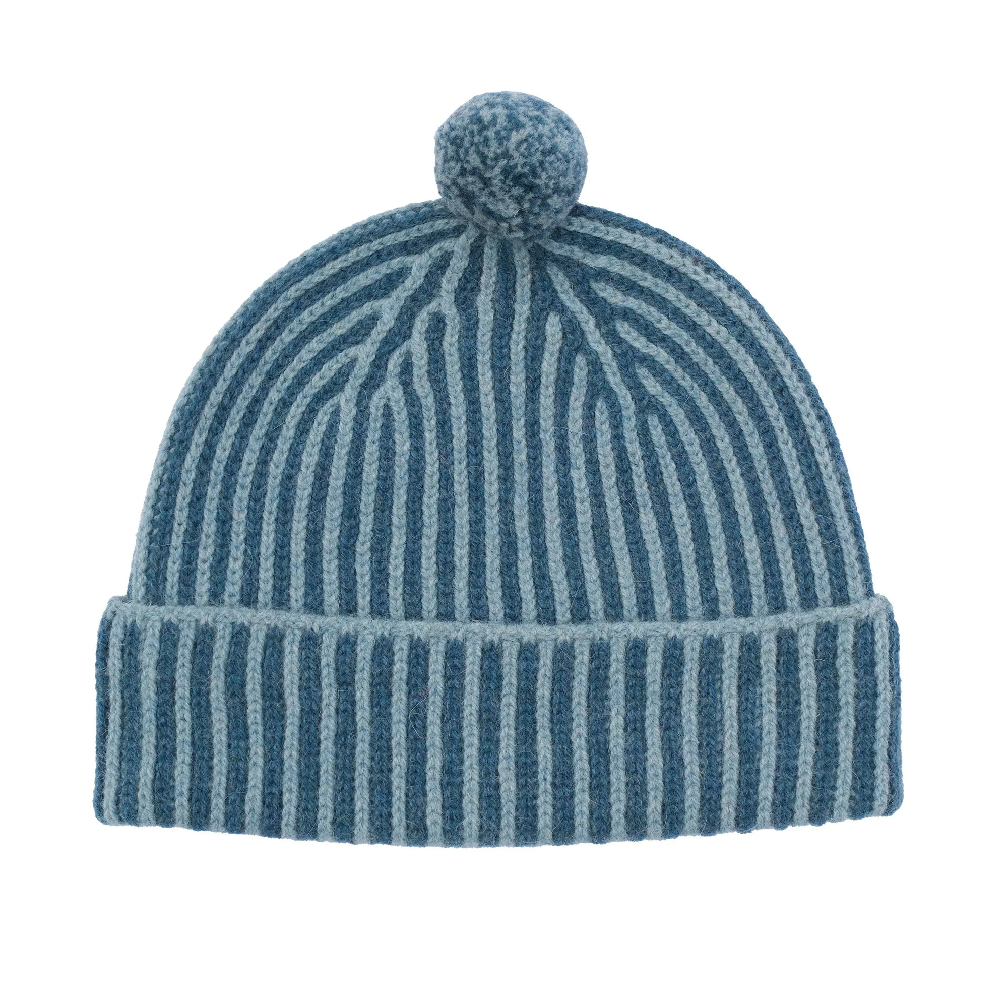 7426 ANGORA STRIPE POM POM BEANIE TEAL AQUA.jpg