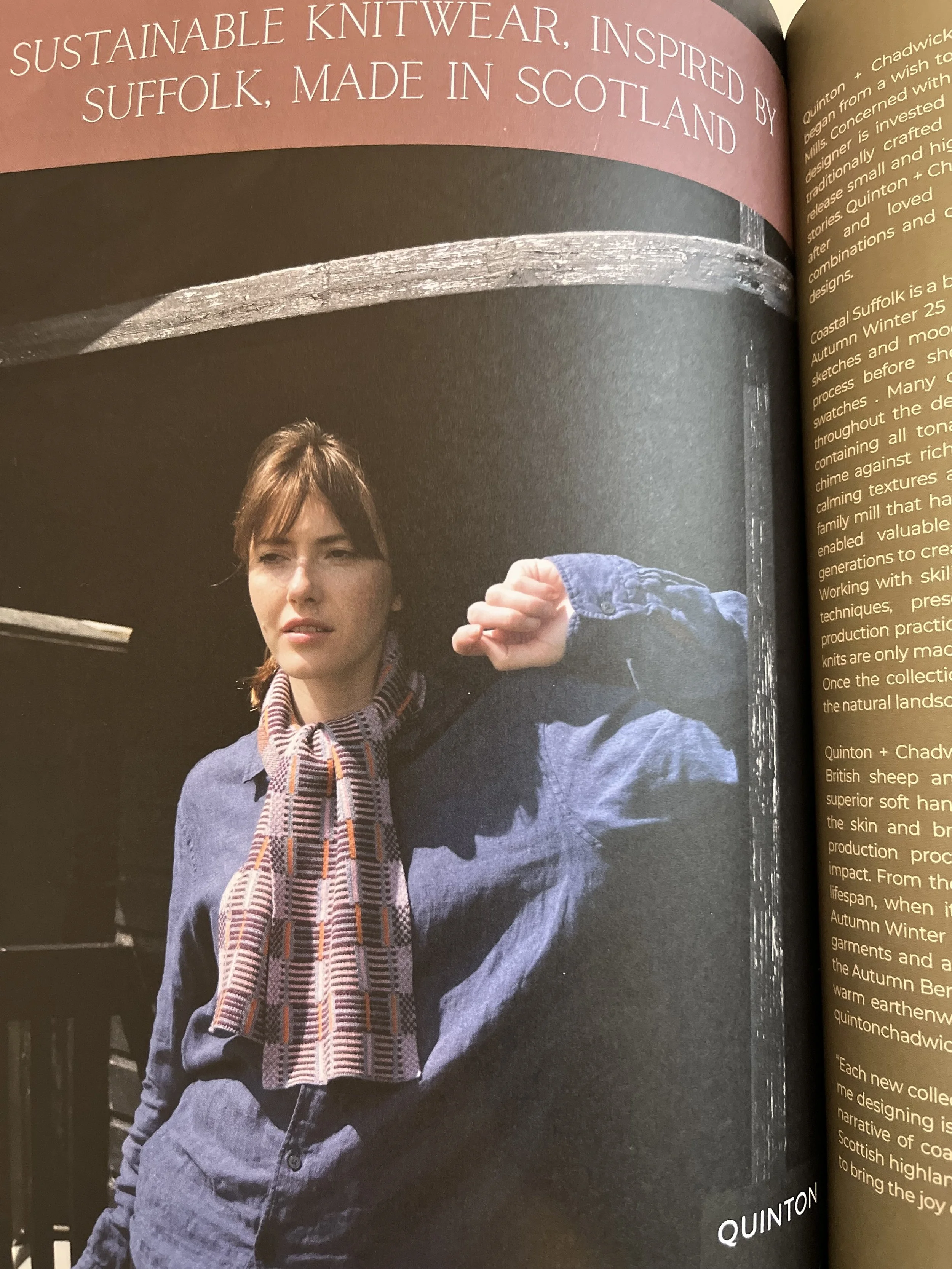 Article in Pre-Loved about Q+C