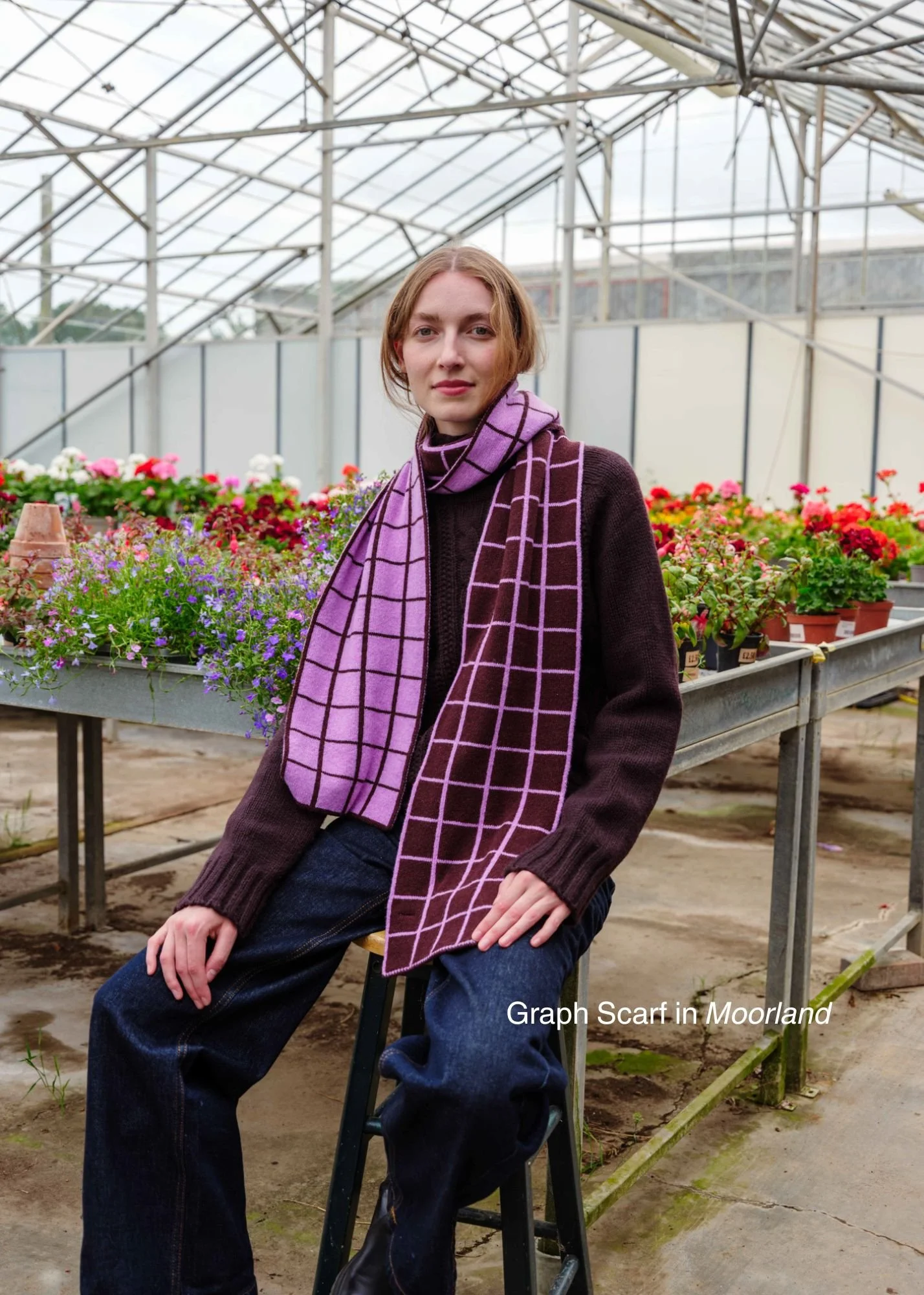 Modern Tartan Scarf in Hot Tropics (13).jpg