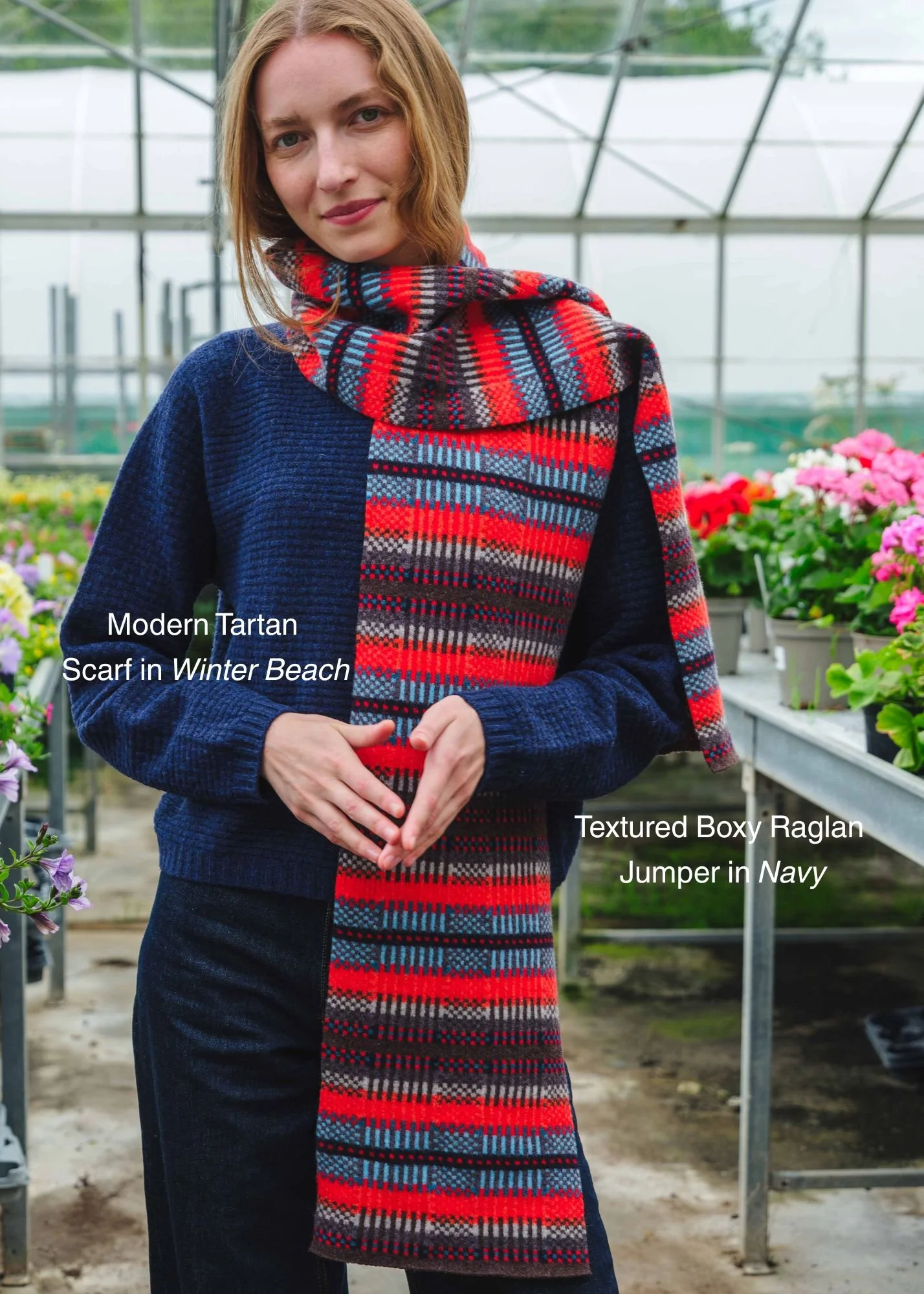 Modern Tartan Scarf in Hot Tropics (12).jpg