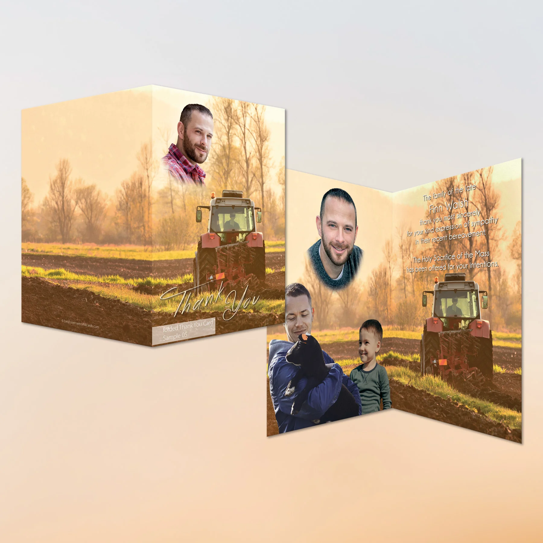 Priority Service - Folded Thank You Cards