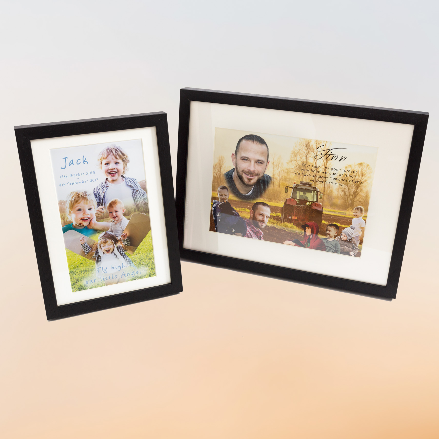 Small Memorial Collage (mounted and framed)