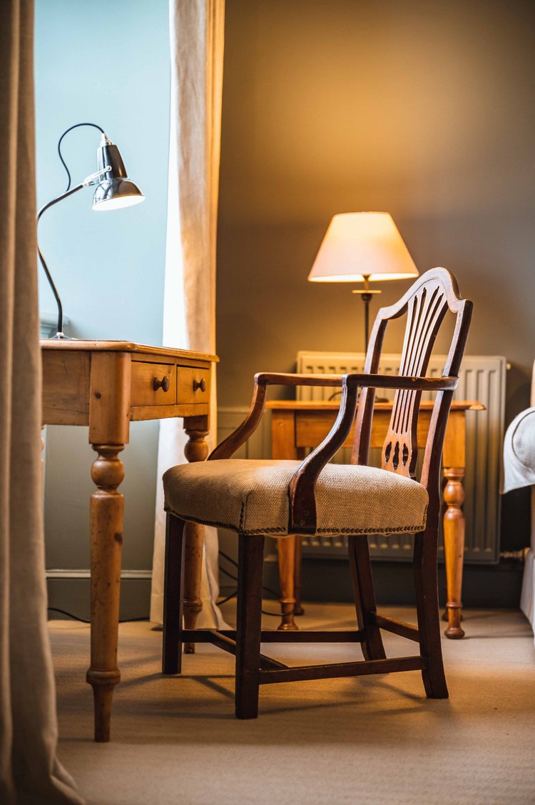 Desk and armchair detail