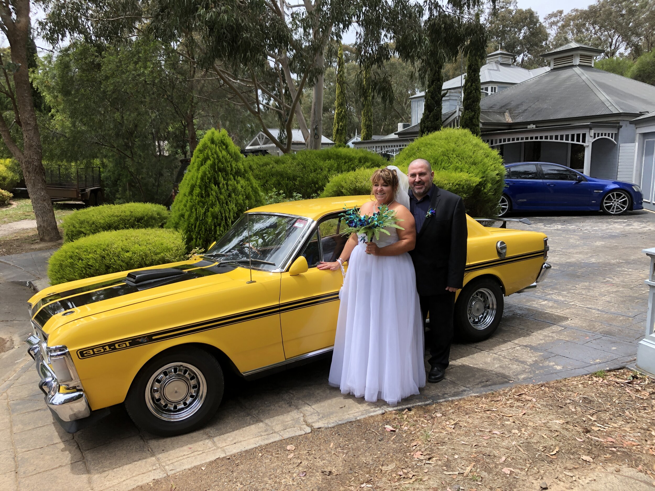  Three loves in this relationship. Tracey, Kevin and the car! 