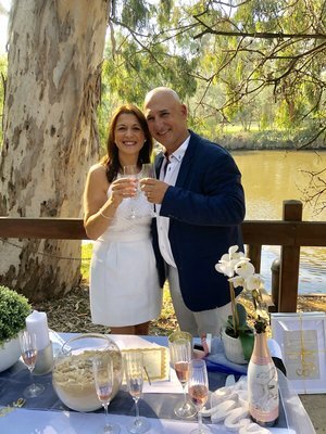  Vow renewal on the banks of the Yarra 