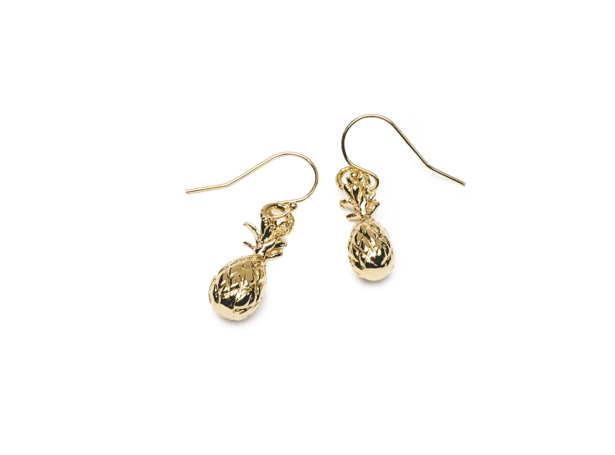 Pineapple Earrings - Gold.jpg
