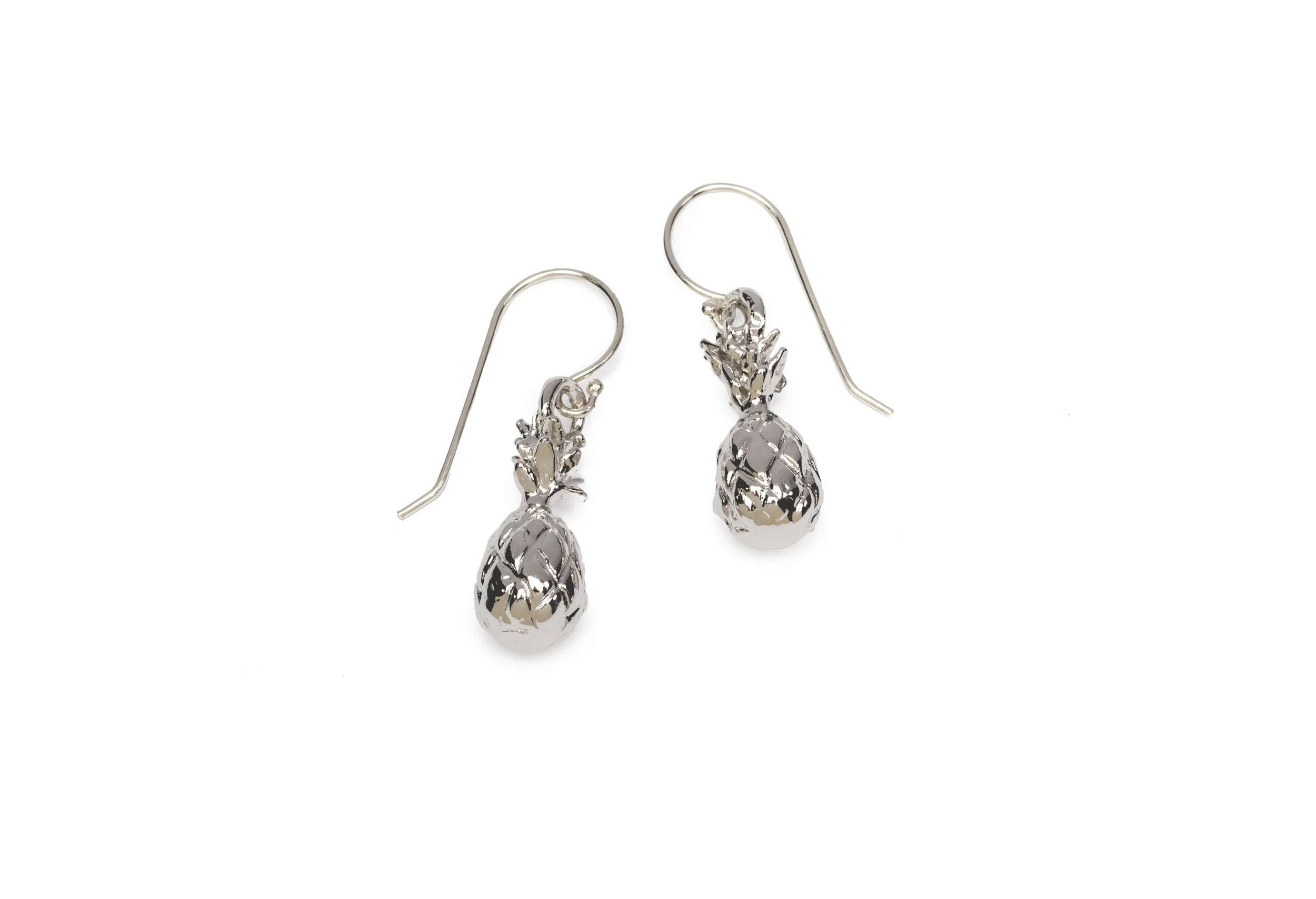 Pineapple Earrings - Silver.jpg