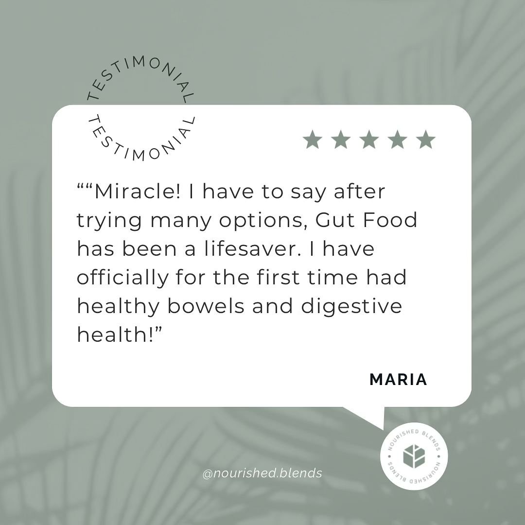 It&rsquo;s so nice to hear your experiences with Gut Food&hellip;.it truly makes this all worth it! 

Lyns x

#testimonial #clientfeedback #guthealth #gutfood #fibre #prebiotic #postbiotics #polyphenols #digestivhealth #microbiomehealth #nutrition #n