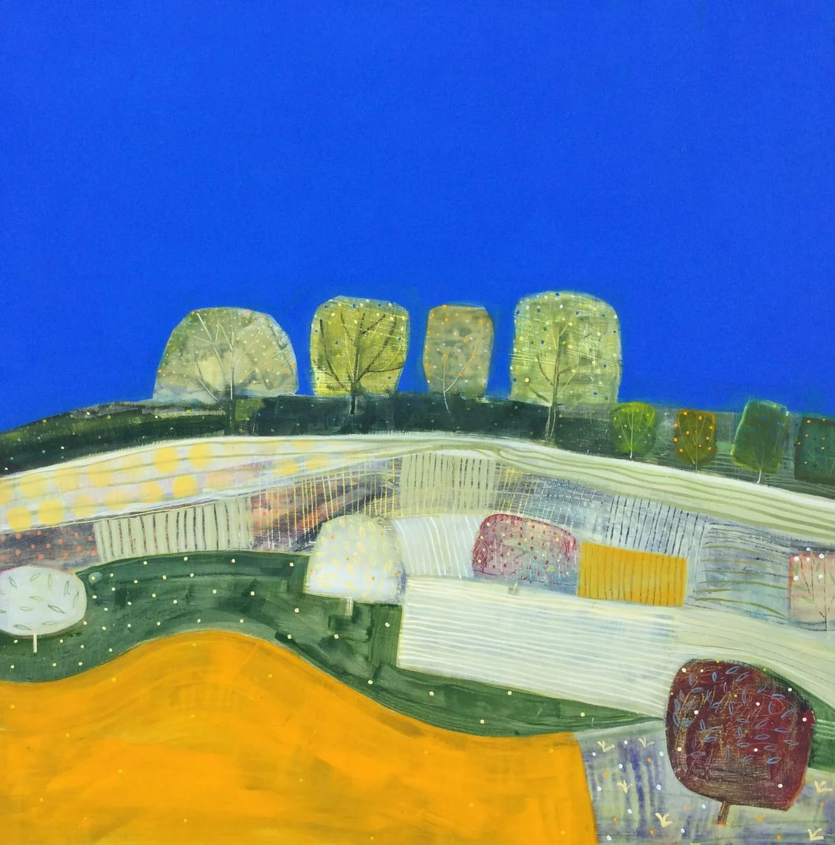 Patchwork Fields In July - SOLD