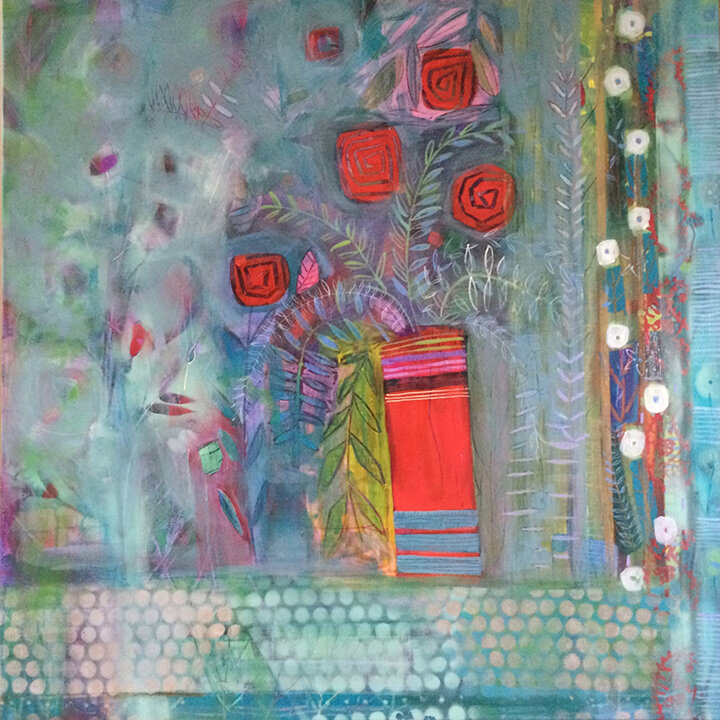 Roses Are Definitely Red - SOLD