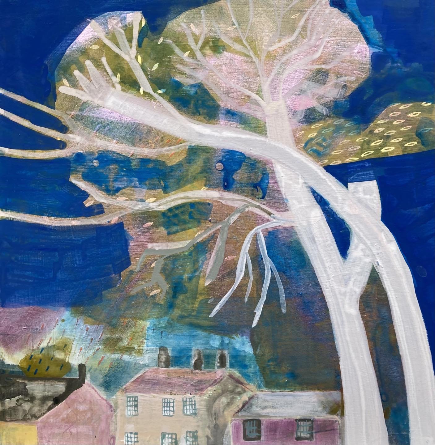 Big Tree, Little House

This painting inspired by Acklam, a beautiful village in Cumbria has huge towering plane trees that dwarf the houses. Power to the trees! Big tree, Little House went all the way to America.

#treehugger #treehuggersunite #tree