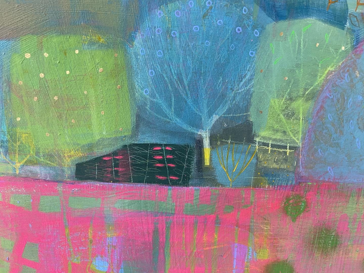 Forest Bathing
Small section of large painting

#forest #forestlovers #forestlovers🌳🌲&hearts;️ #forestbathing #contemporarypainting #lesleyseegerpaintings #acrylicpaintingsforsale