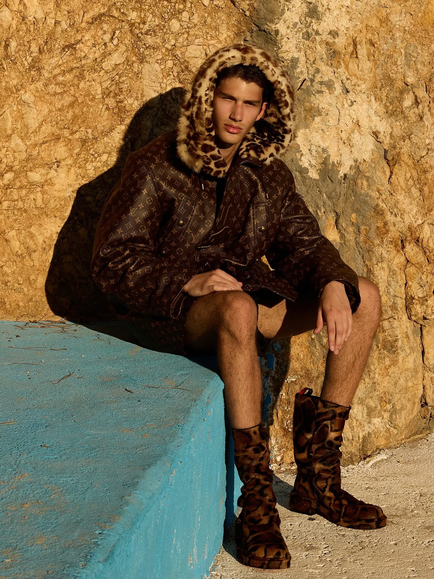 LUKA TESIC by @vincentvandendries in Croatia for @modmodnl styled by @jxnbrxes wearing @louisvuitton 🔥

#LukaTesic #thetroopers #Editorial #malemodel