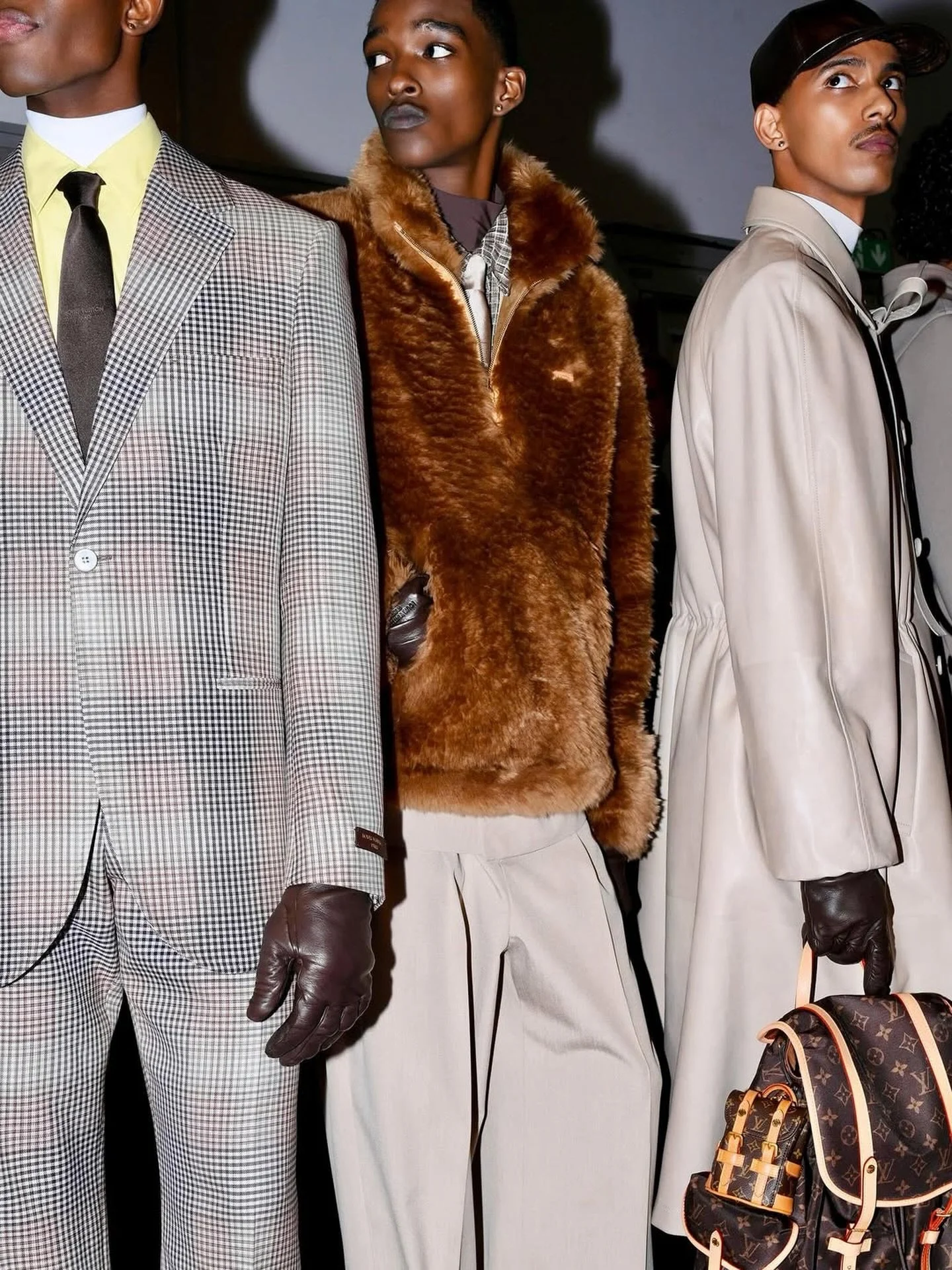 MOHAMED backstage @louisvuitton by @mattdortomb