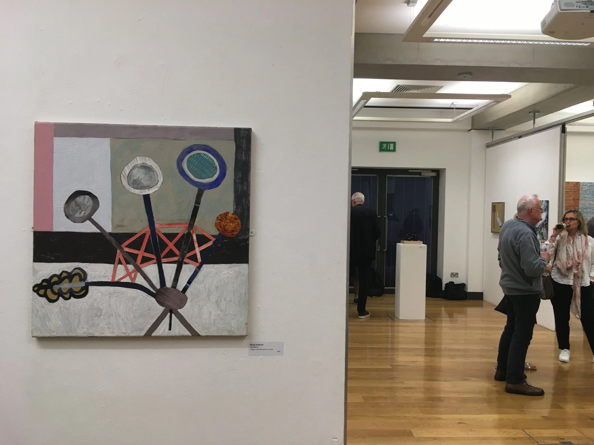 "Pale Platform" in a London Group exhibition, London.