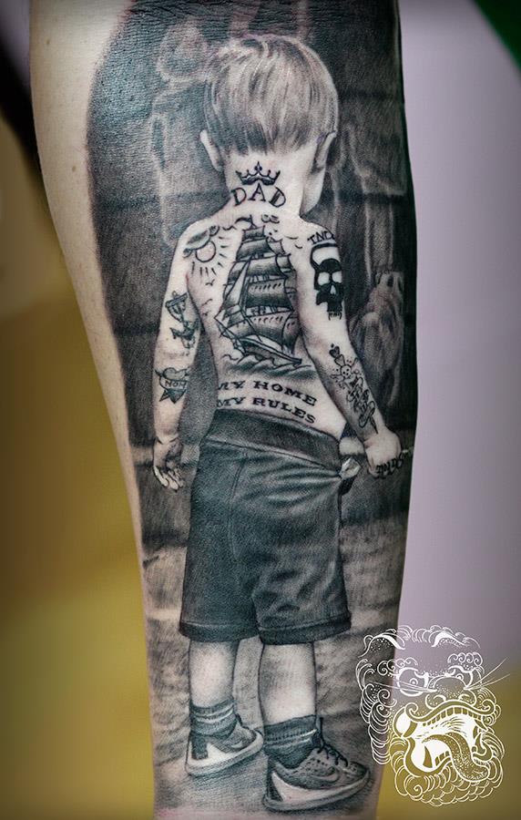 Family Tattoos — MalanTattoo - Highest Quality Tattoos, Hand-made  Sculptures, Paintings and Drawings. Germany, Neuwied.