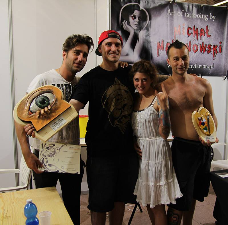 Palermo Tattoo Convention. Great time, cool tattoo friends, and some prices.