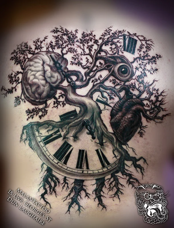 Big tattoos let create images that would be extremally hard to do on much smaller spaces.