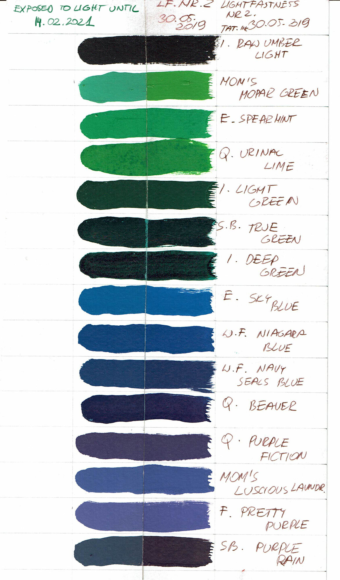 Eternal Ink Inc  Standard Colors