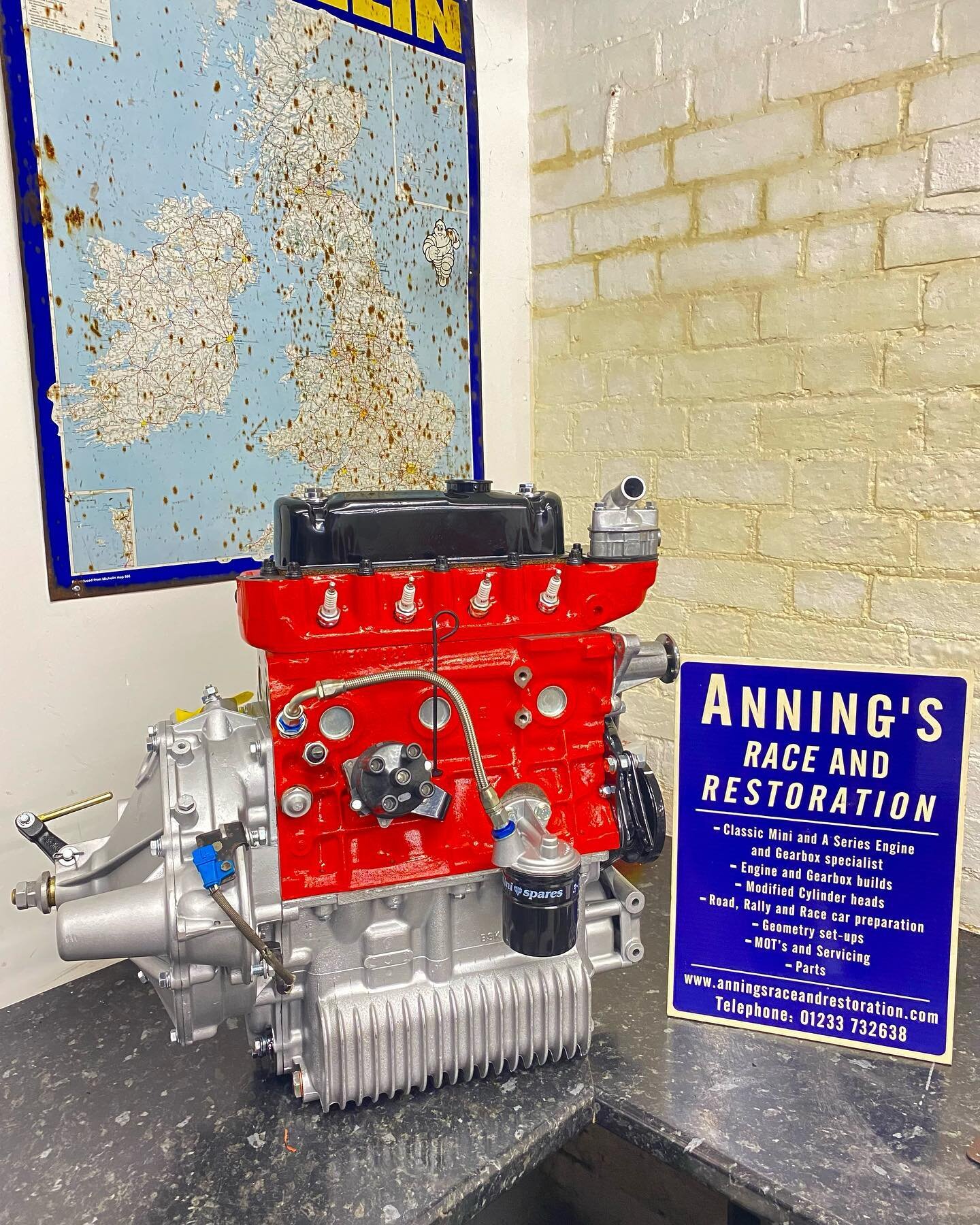 Nice 1293 Grand Touring Spec Spi Cooper engine all finished (apart from the oil cap for those with a keen eye!) and ready to go back to the customer, it features ARR modified head, Our Gt spec cam, 1.5 roller rockers, balanced internals with a lightw