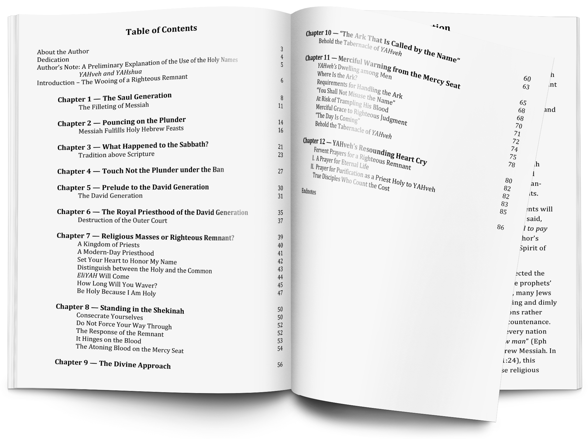 Table of Contents + Click to Enlarge