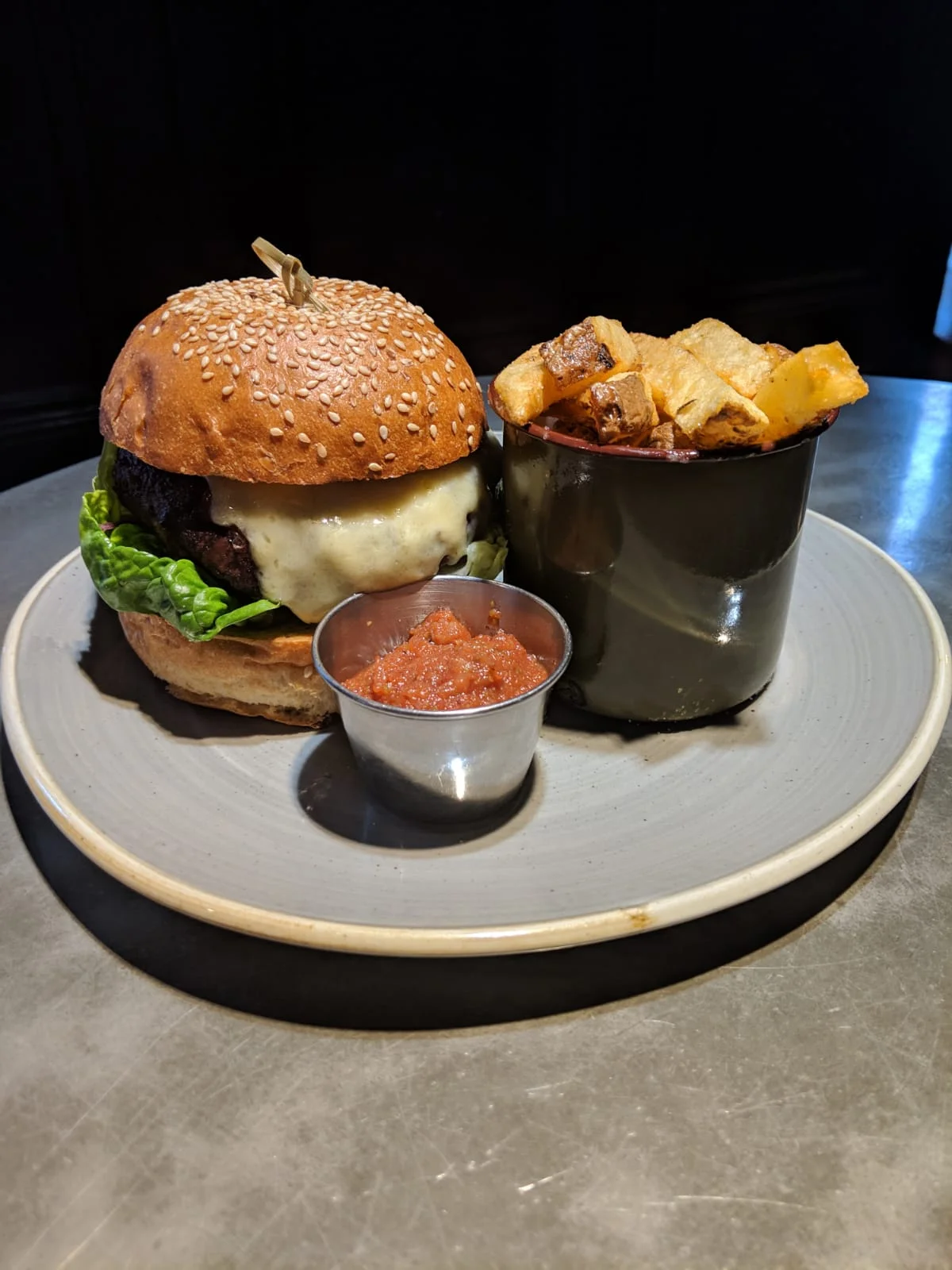 Recipe: Element's vegan burger